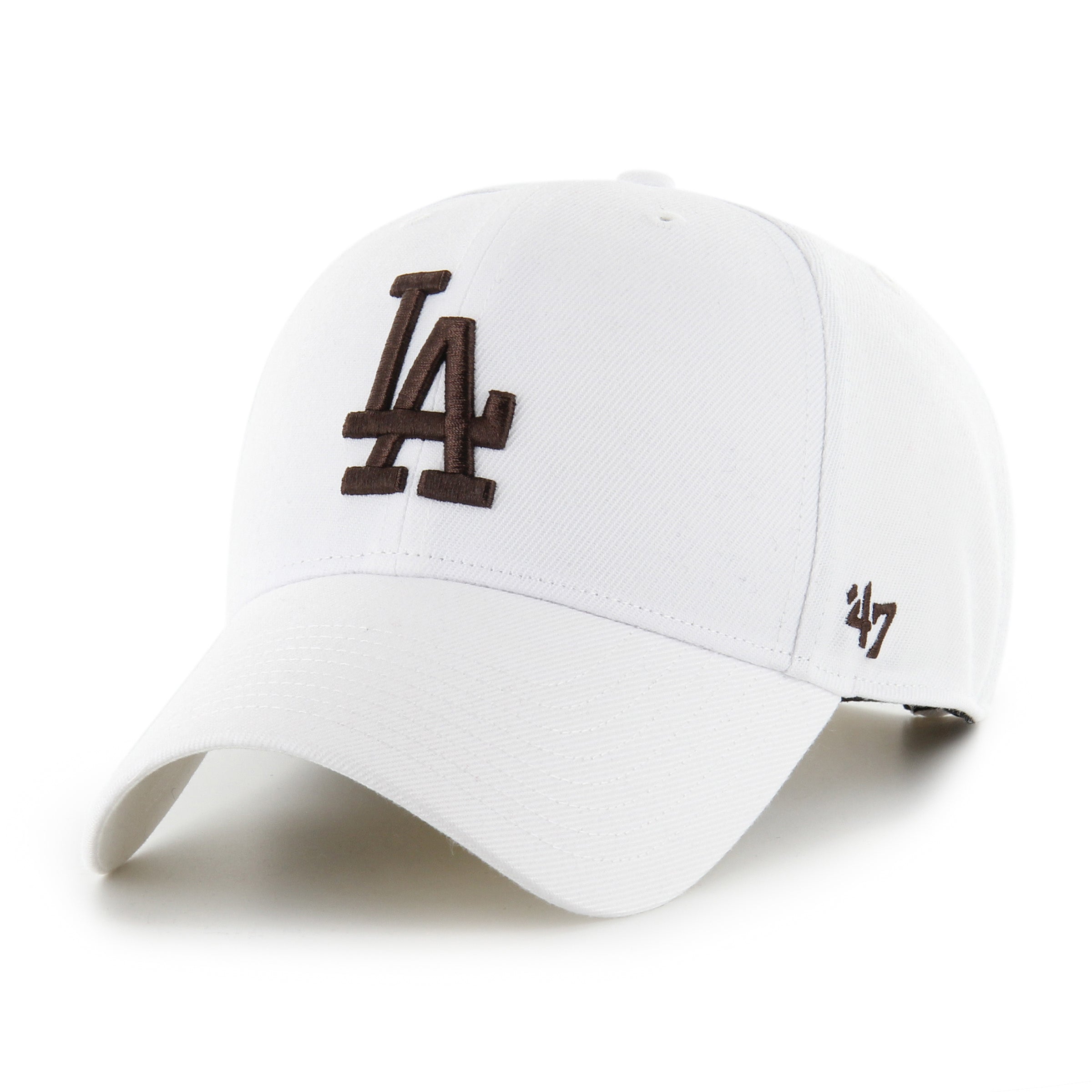 Los Angeles Dodgers '47 MVP SNAPBACK White Cap
