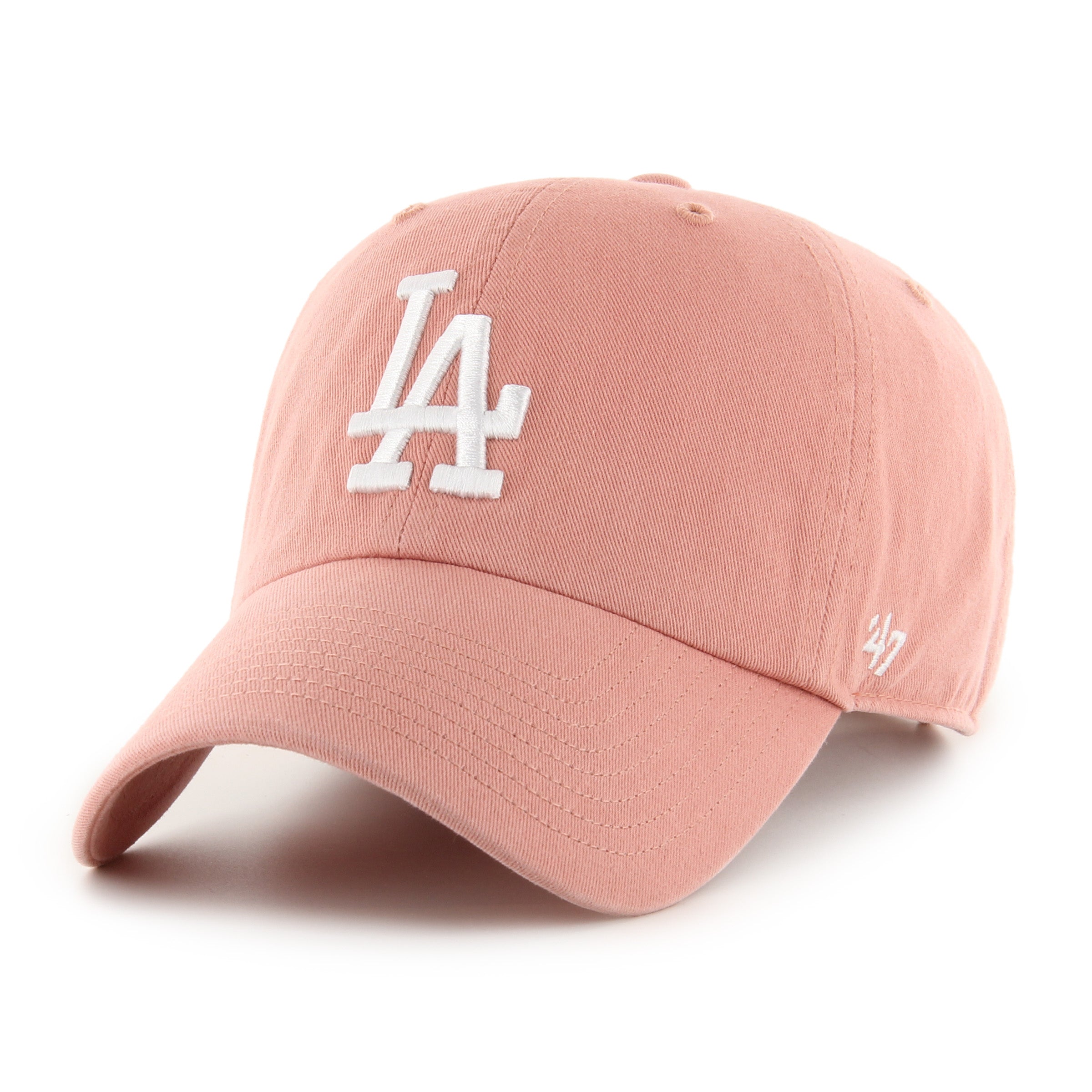 Los Angeles Dodgers 47 CLEAN UP Sedona Pink Cap
