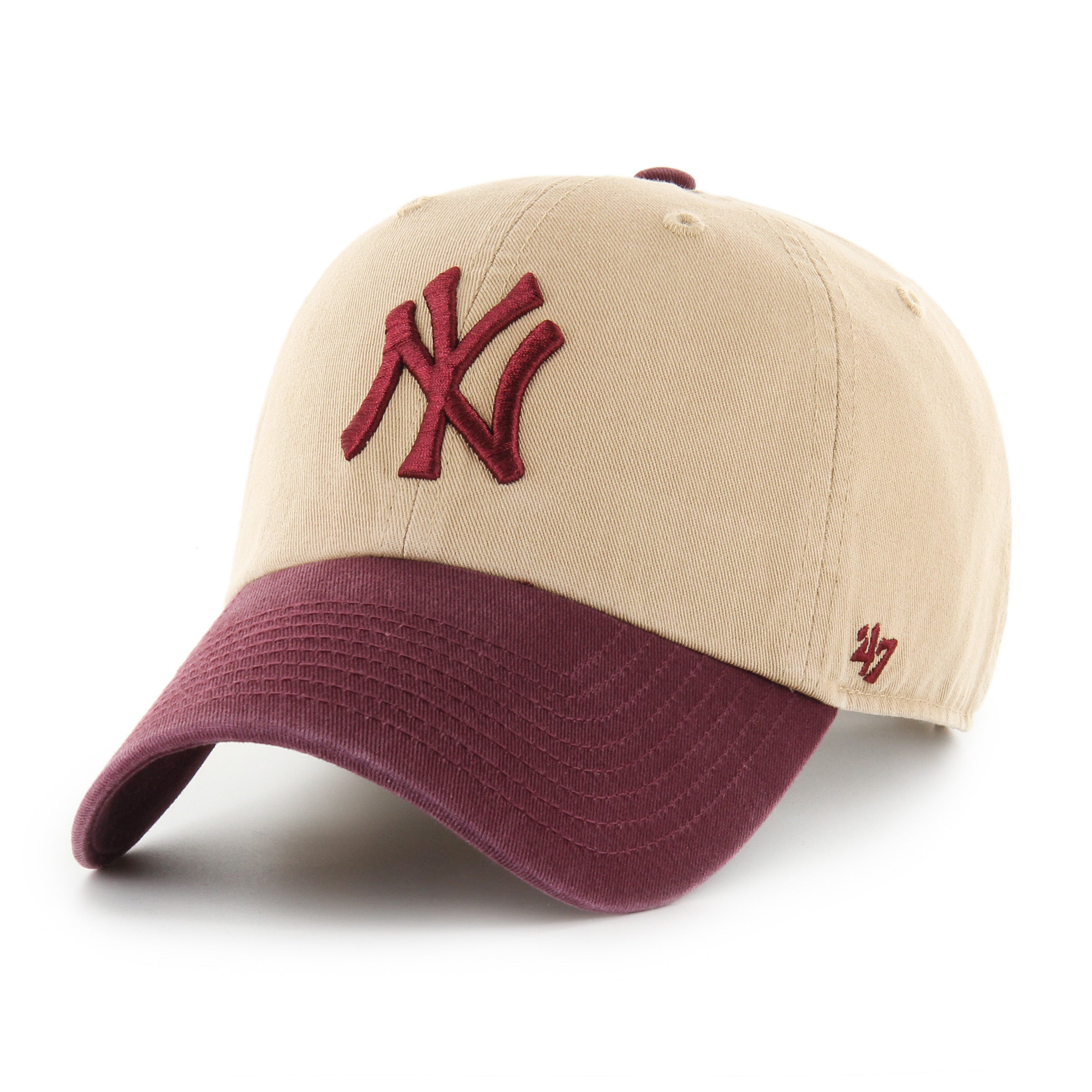 New York Yankees Two Tone ’47 CLEAN UP Khaki Cap