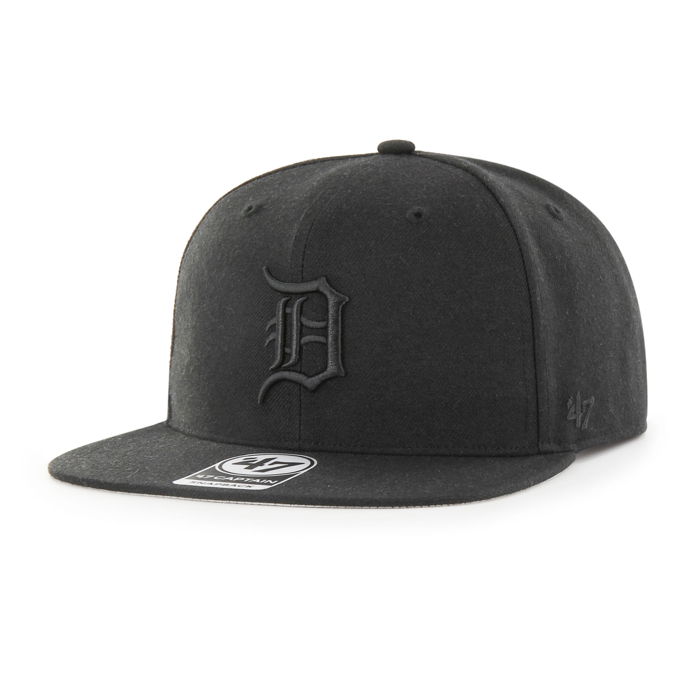 Detroit Tigers No Shot '47 CAPTAIN Black Cap