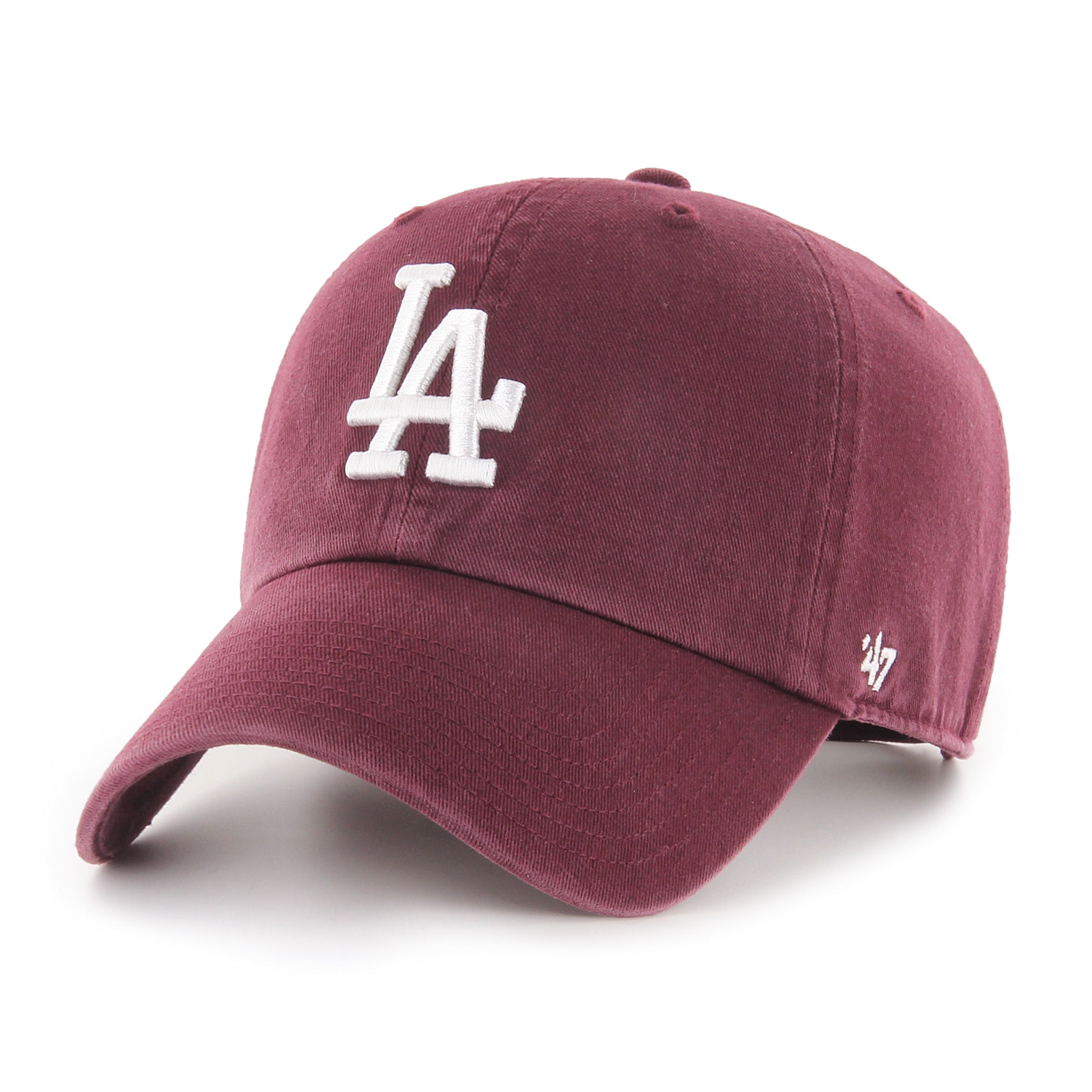 Los Angeles Dodgers '47 CLEAN UP Dark Maroon Cap