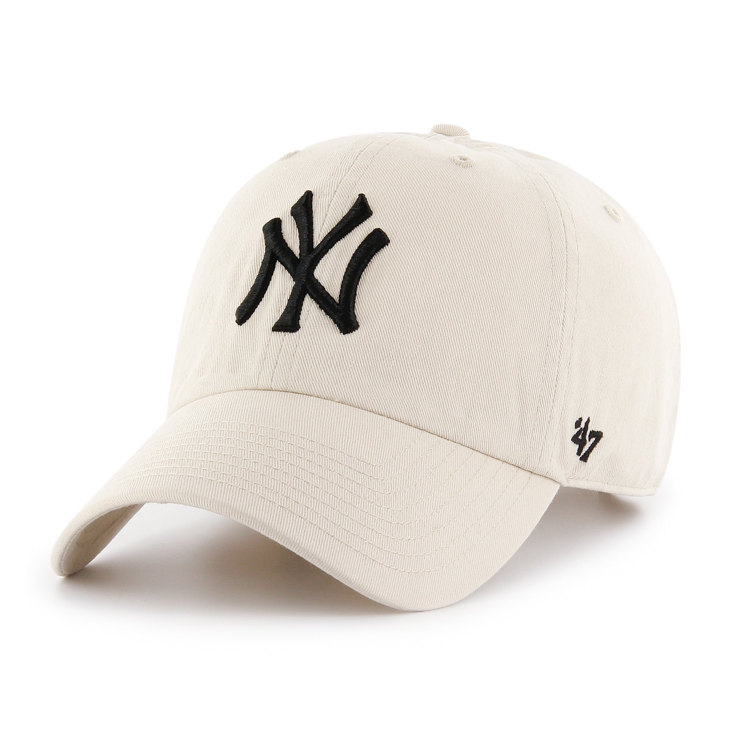 New York Yankees '47 CLEAN UP Beige Cap