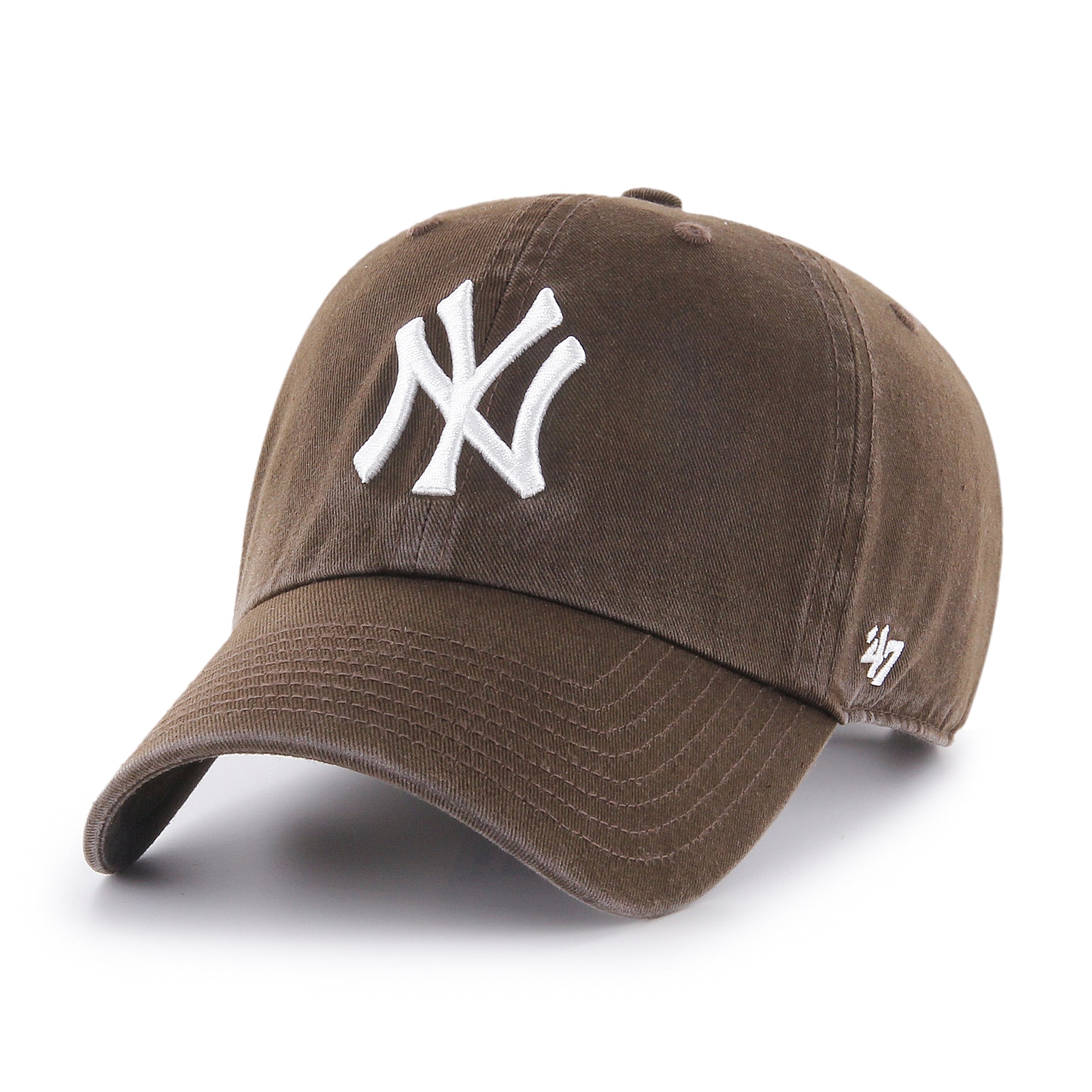 New York Yankees '47 CLEAN UP Brown Cap