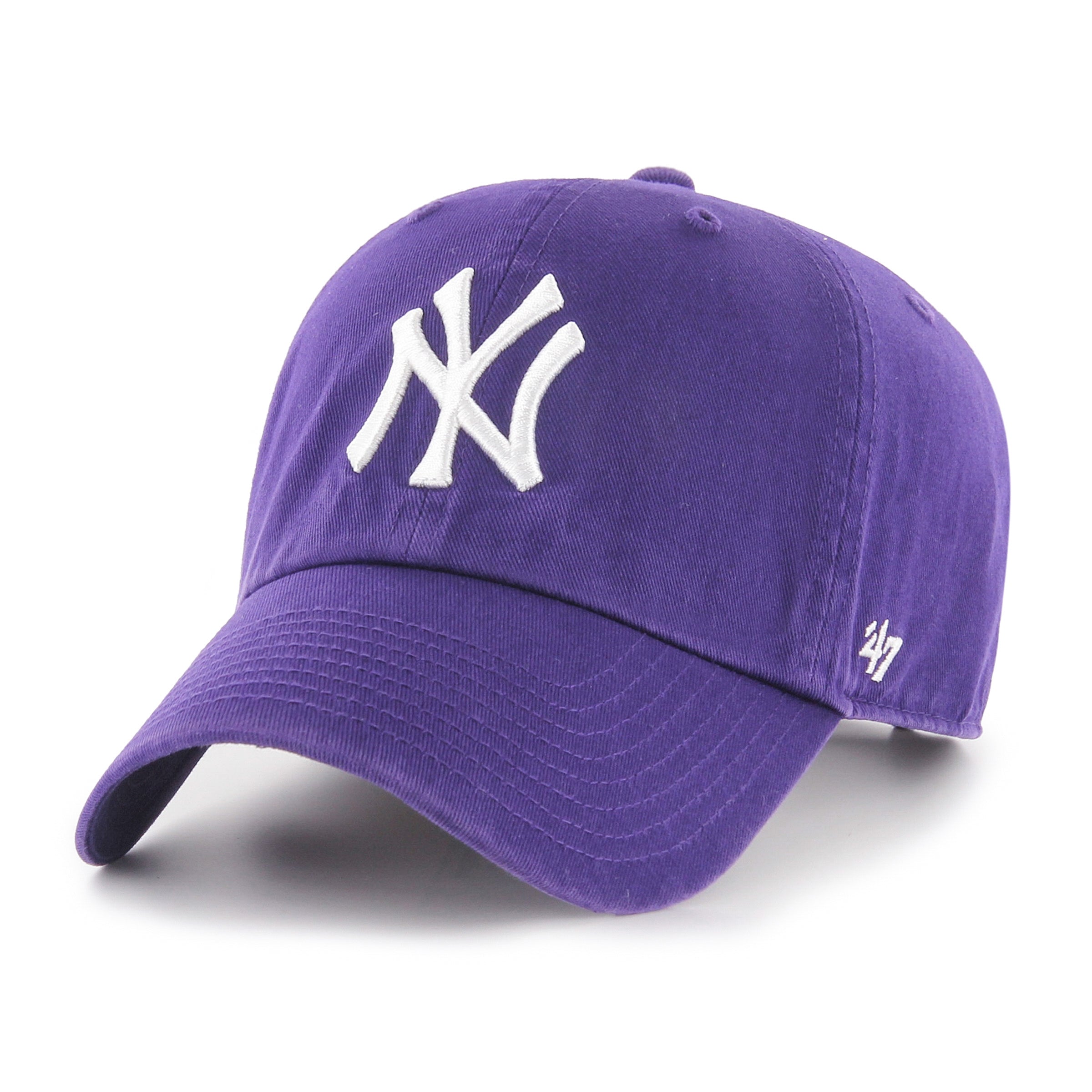 New York Yankees '47 CLEAN UP Purple Cap