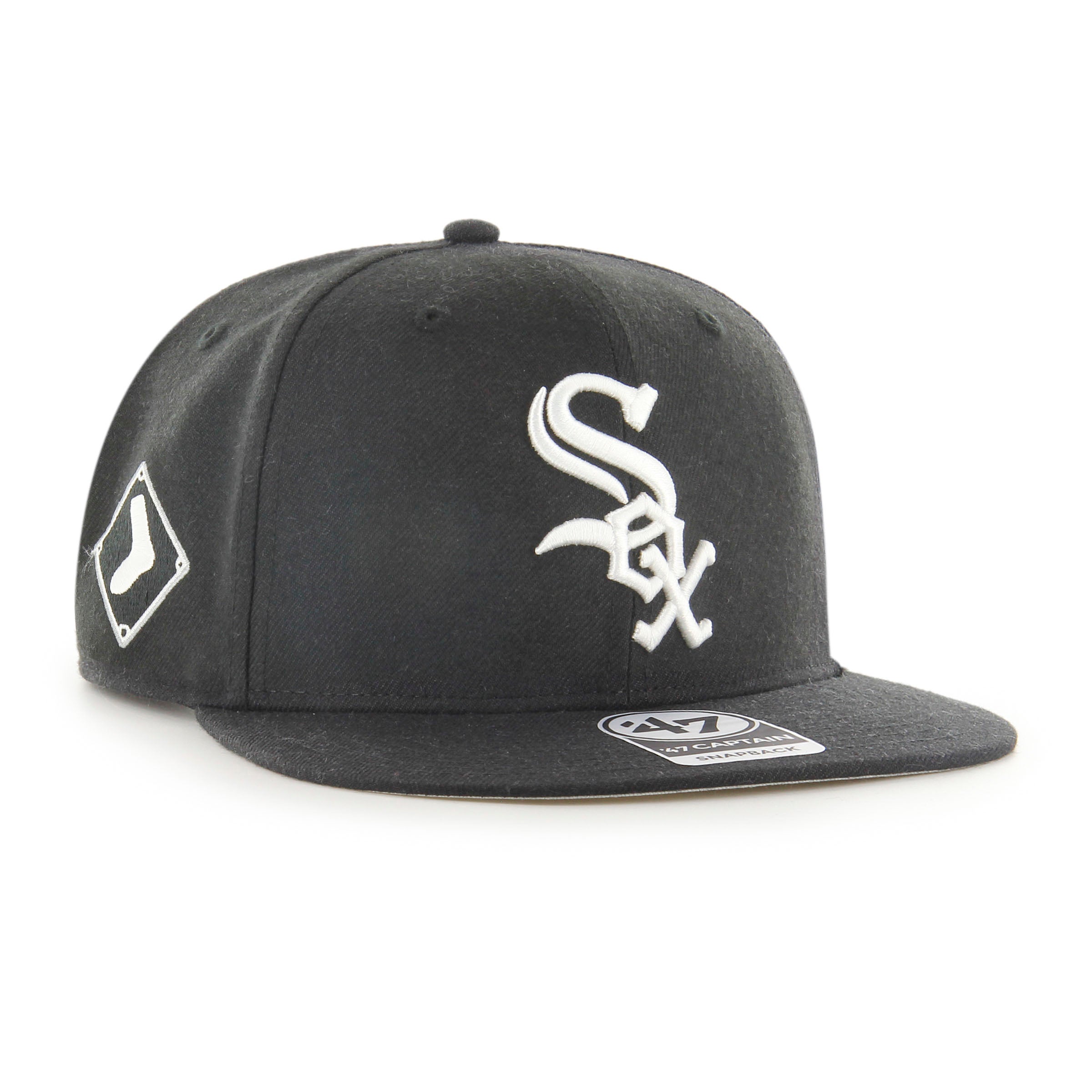 Chicago White Sox Sure Shot '47 CAPTAIN Black Cap