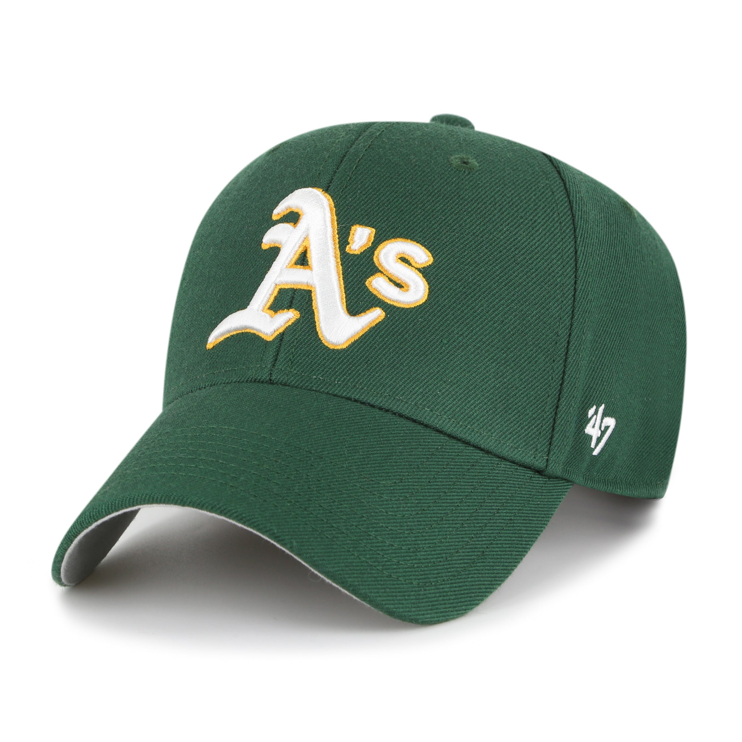 Oakland Athletics Sure Shot Snapback 47 MVP Dark Green Cap