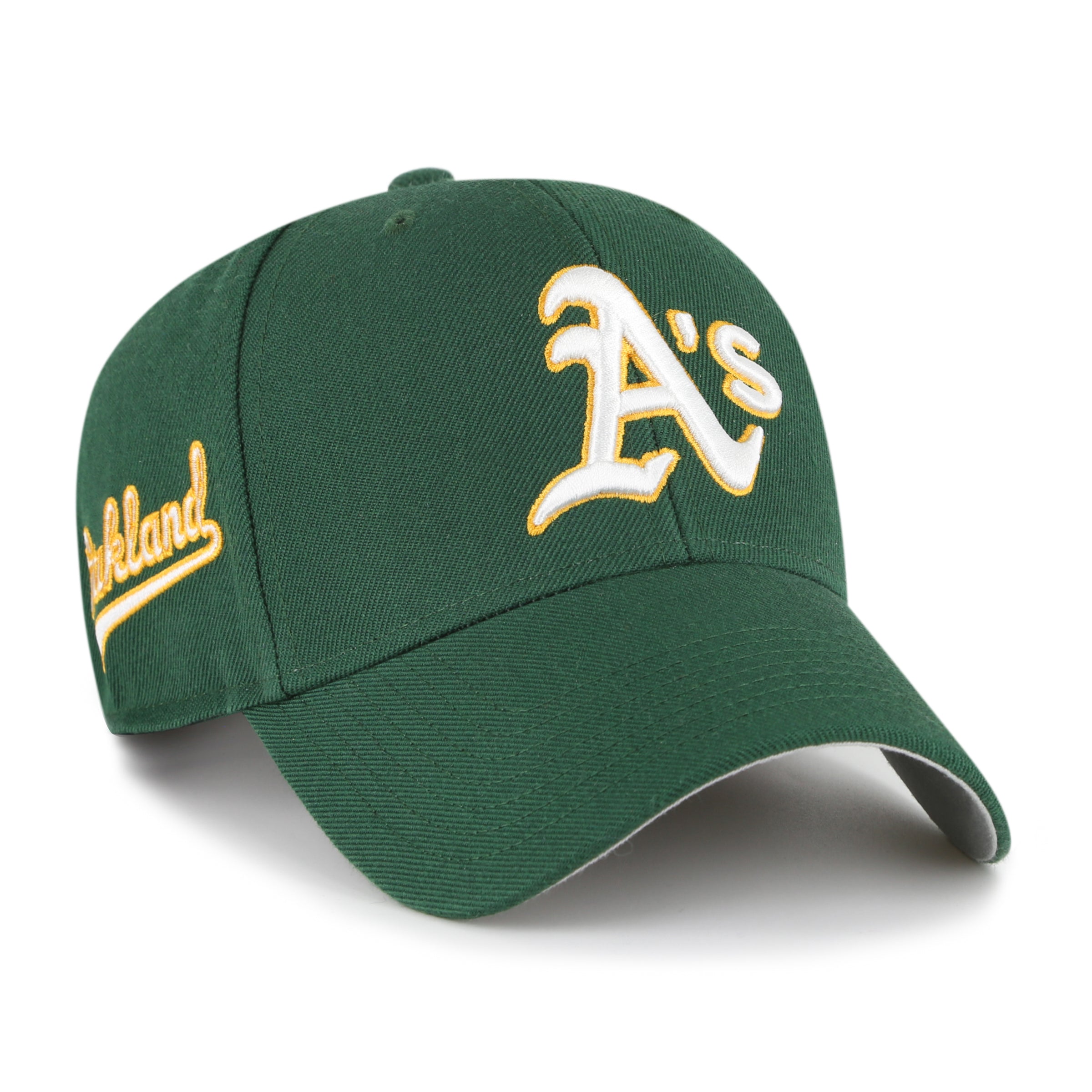 Oakland Athletics Sure Shot Snapback 47 MVP Dark Green Cap