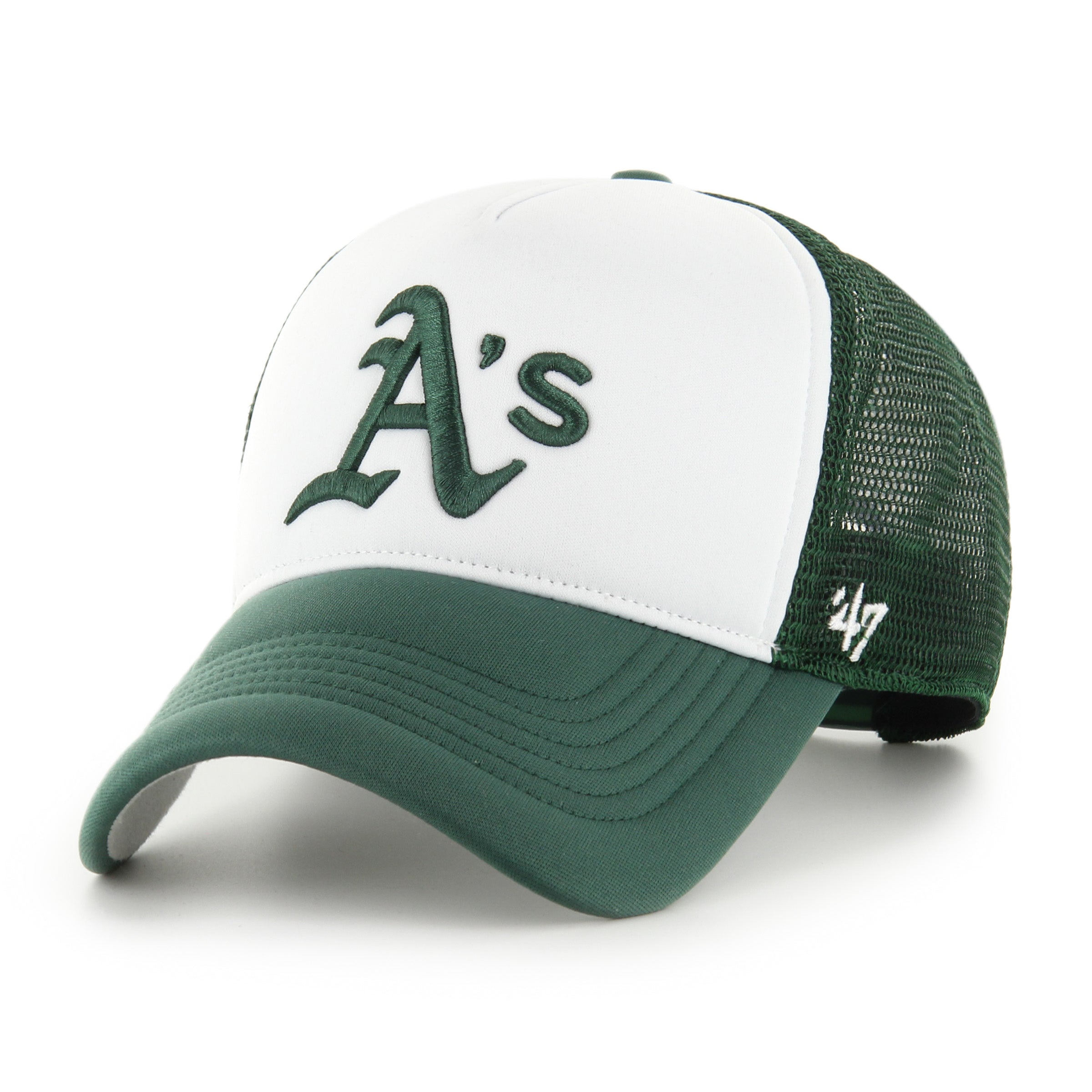 Oakland Athletics Tri Tone Foam 47 OFFSIDE DT Dark Green Cap