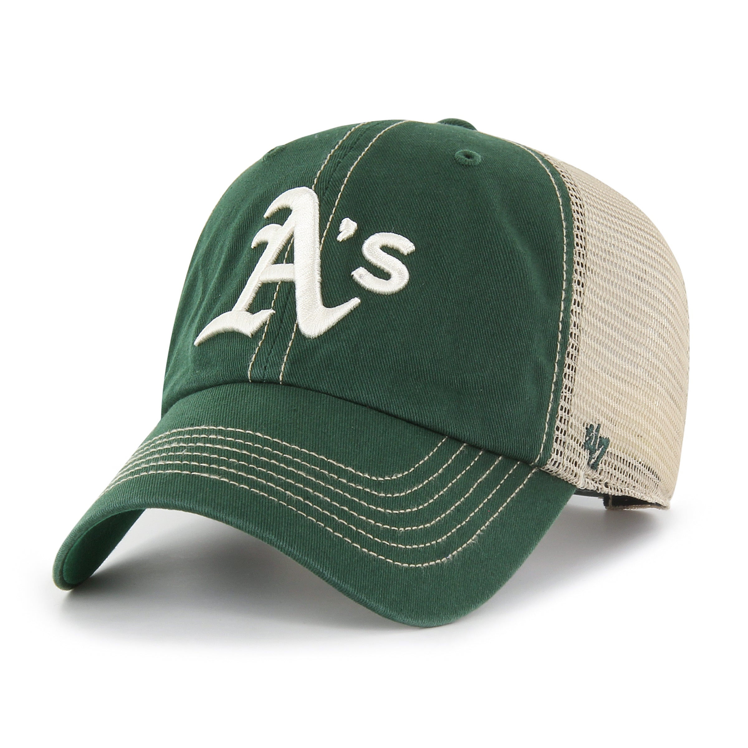 Oakland Athletics Trawler '47 CLEAN UP Dark Green Cap
