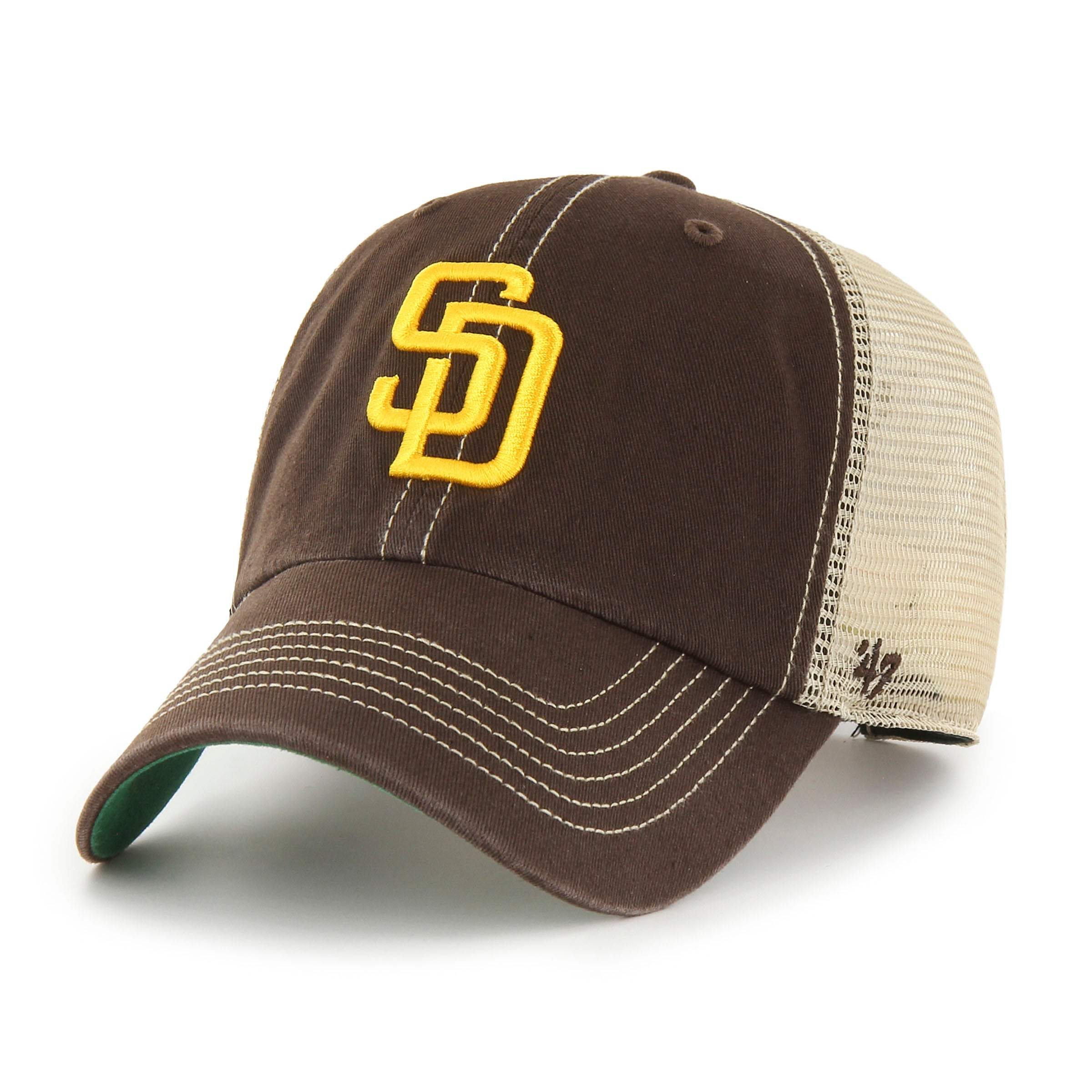 San Diego Padres Trawler '47 CLEAN UP Brown Cap