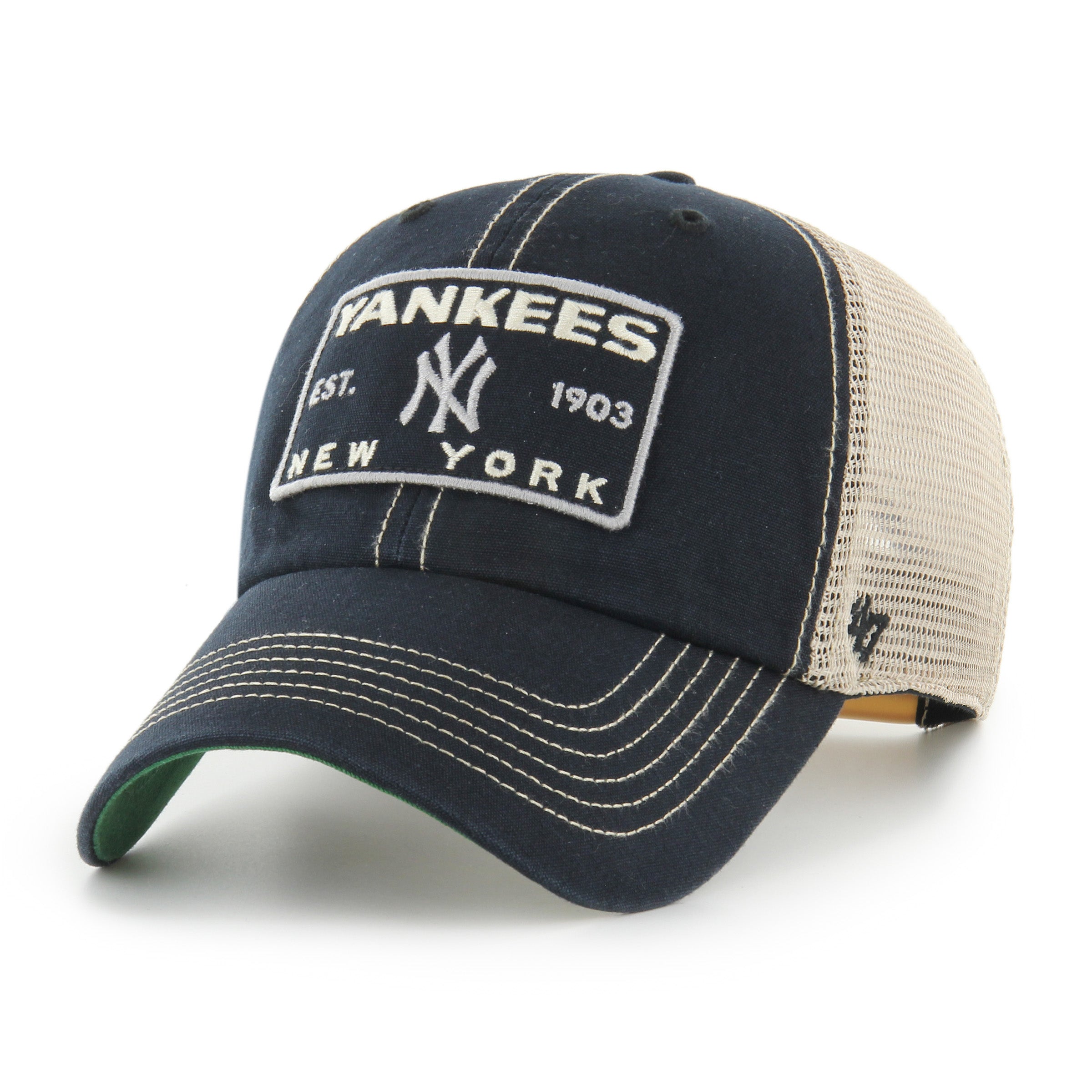 New York Yankees Wabash ’47 CLEAN UP Vintage Black Cap