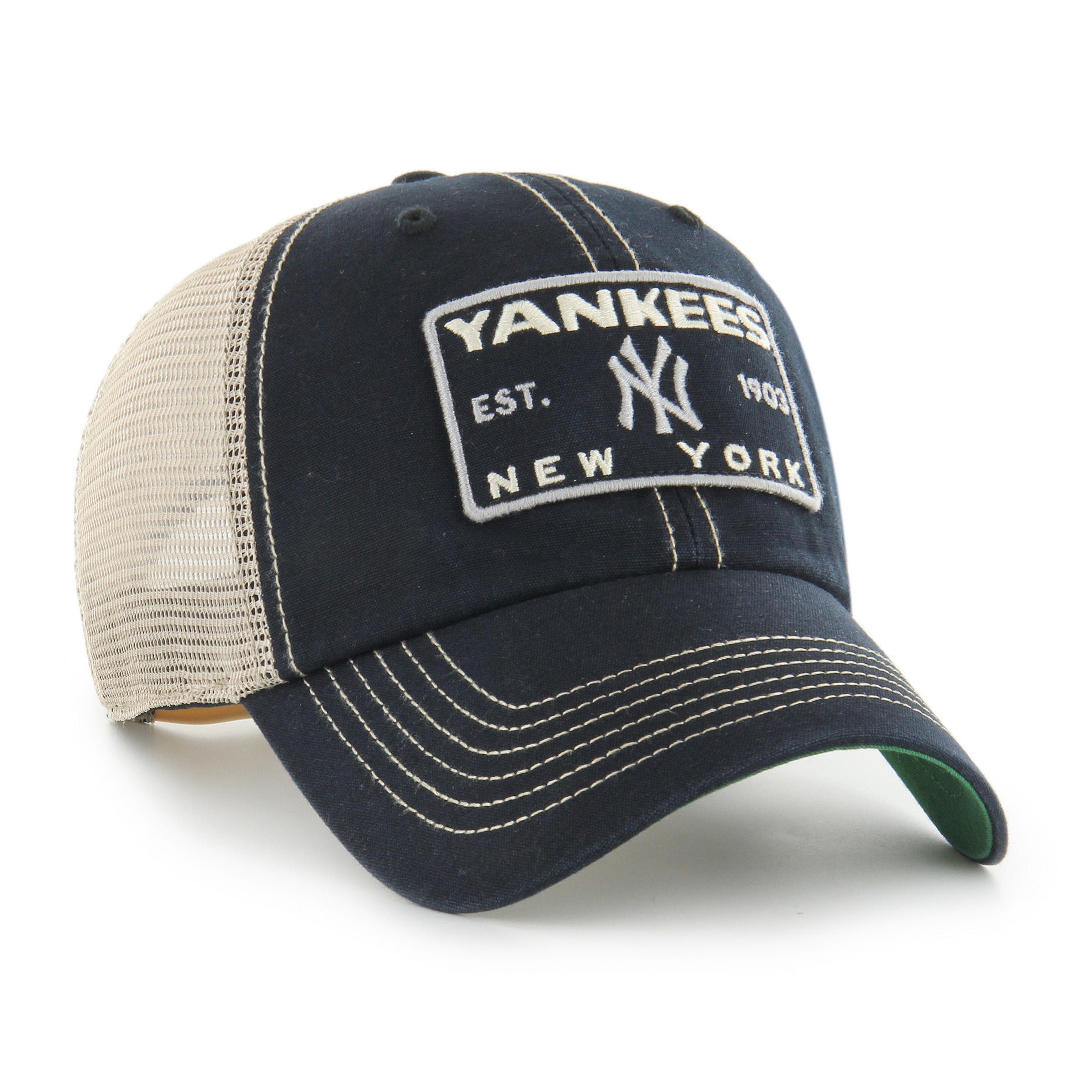 New York Yankees Wabash ’47 CLEAN UP Vintage Black Cap