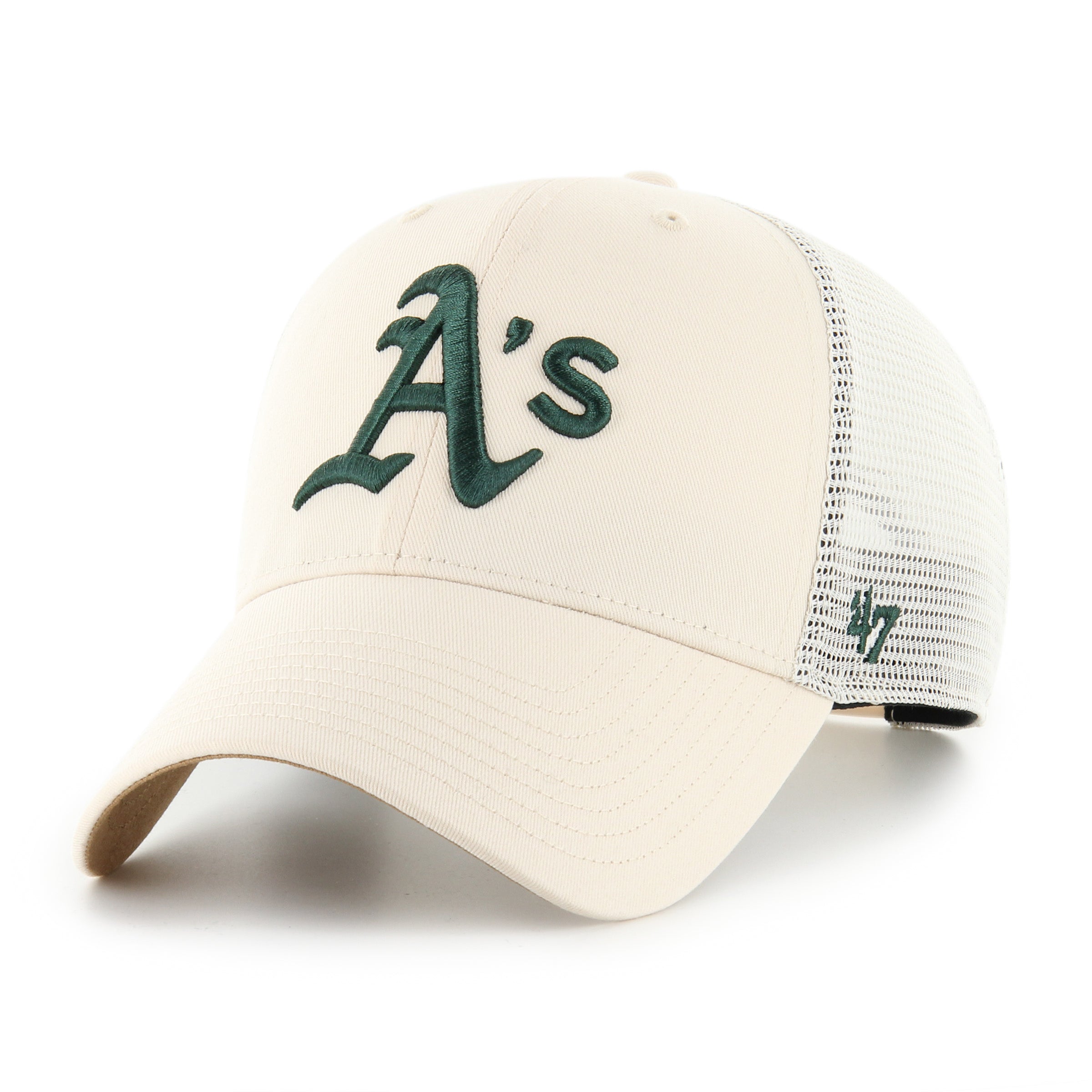 Oakland Athletics Branson Sure Shot ’47 MVP Beige Cap