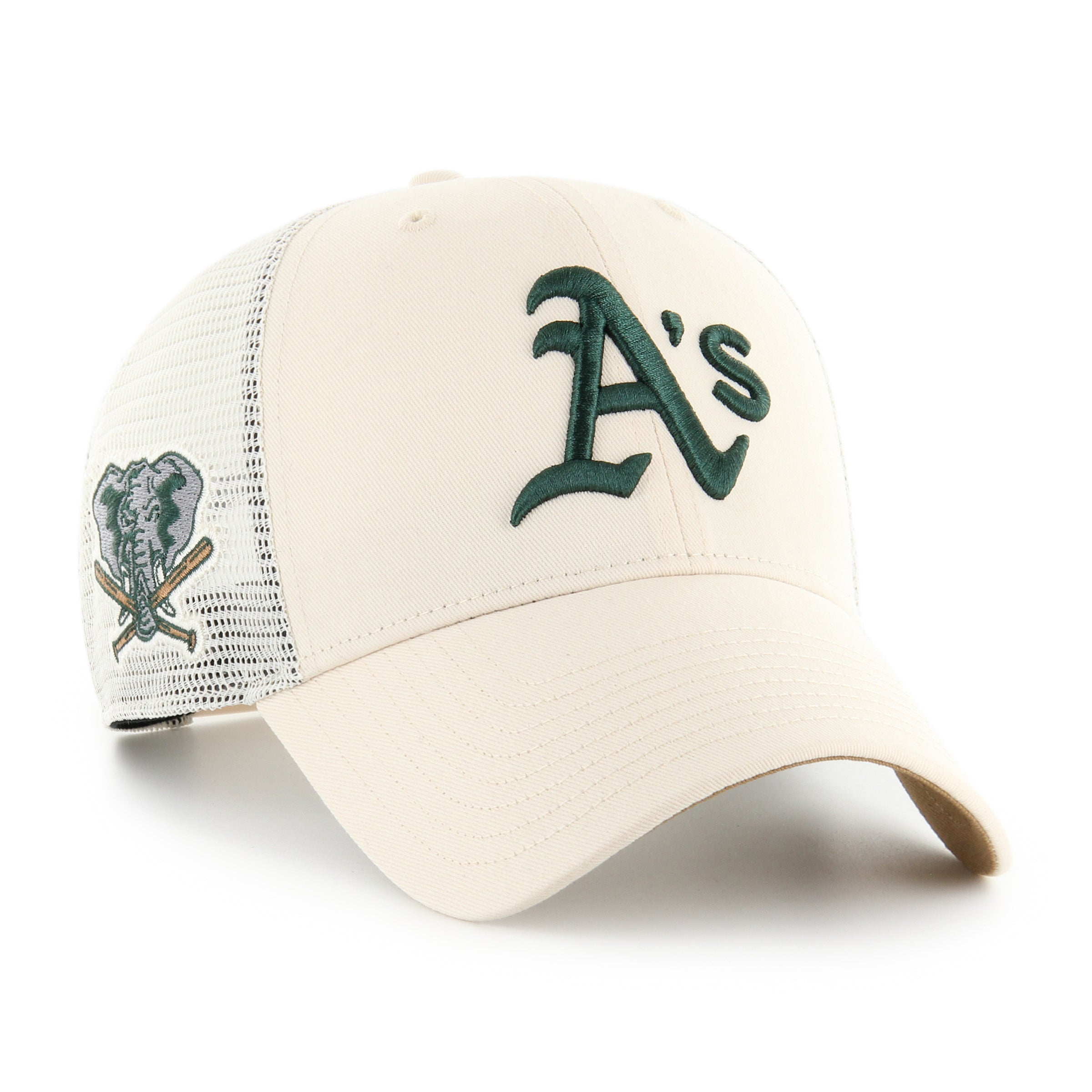 Oakland Athletics Branson Sure Shot ’47 MVP Beige Cap