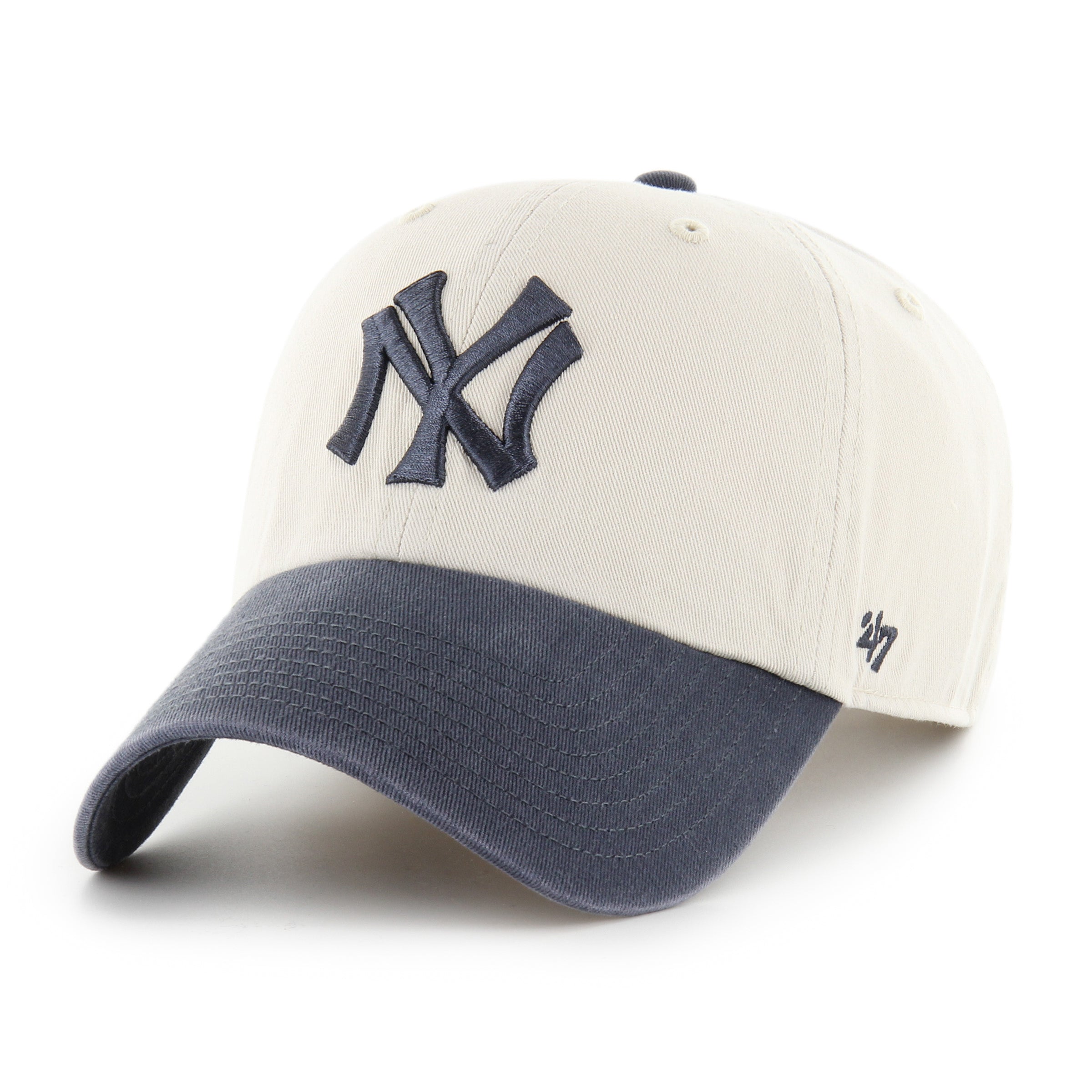 New York Yankees Two Tone ’47 CLEAN UP Bone Cap
