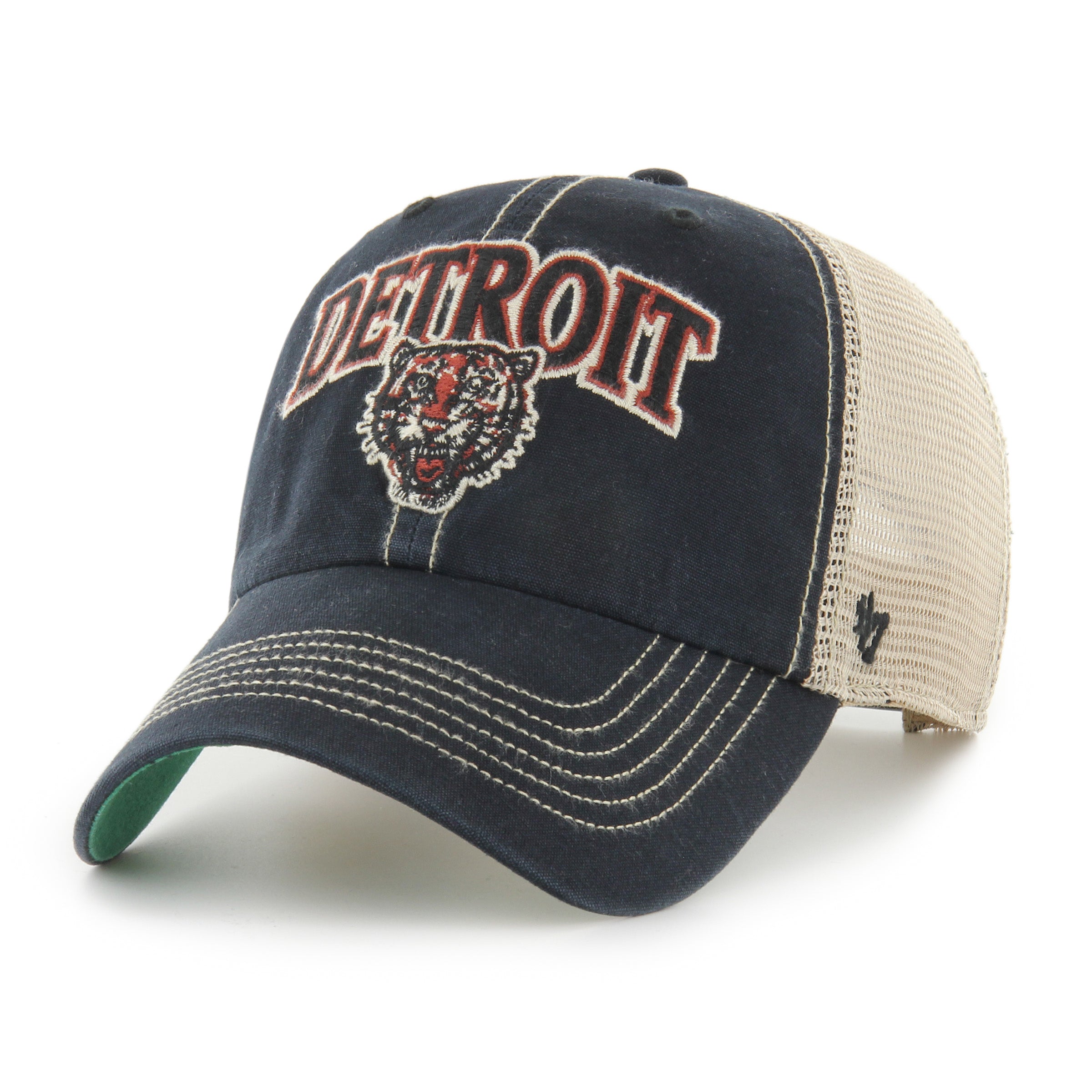 Detroit Tigers Tuscaloosa ’47 CLEAN UP Vintage Black Cap