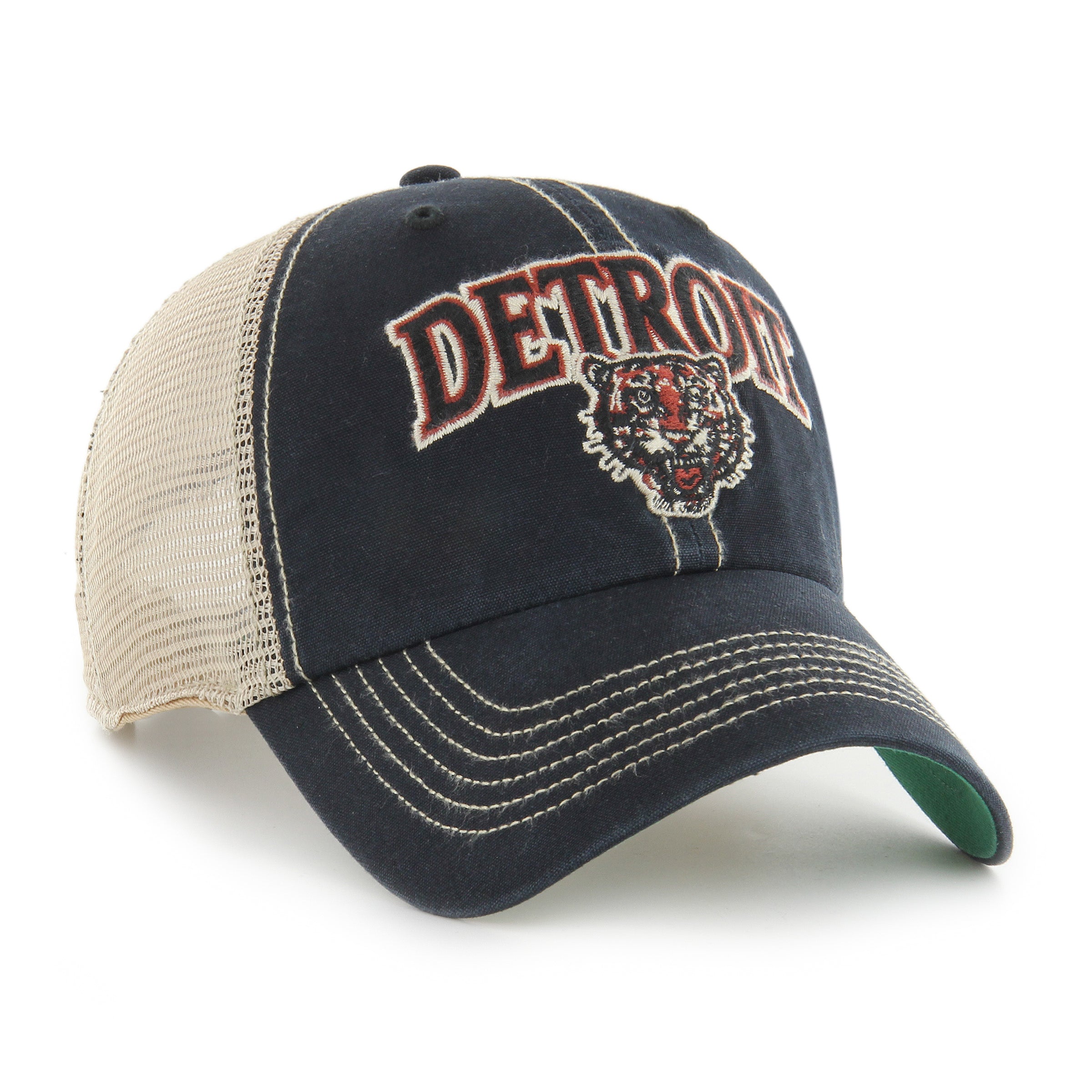 Detroit Tigers Tuscaloosa ’47 CLEAN UP Vintage Black Cap