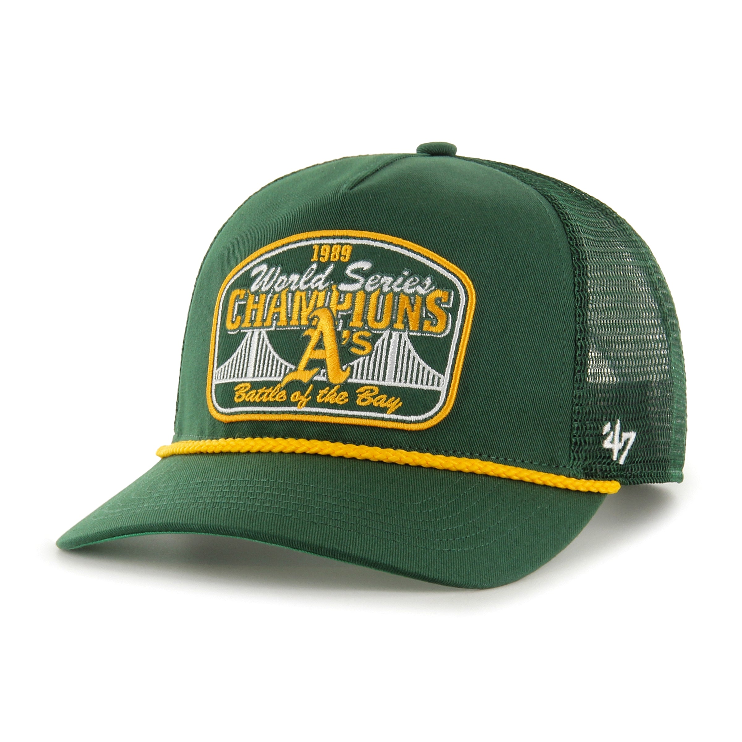 Oakland Athletics Champ Patch ’47 HITCH Dark Green Cap