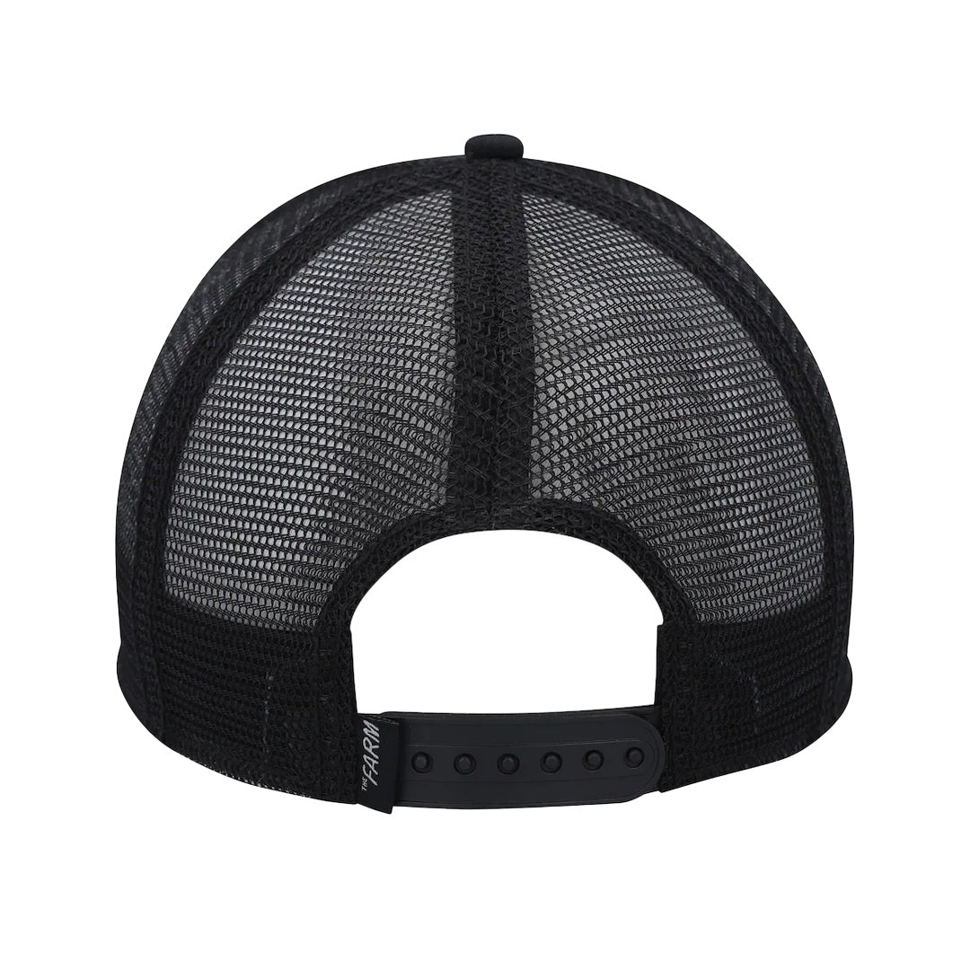 Goat Beard Black Trucker Cap