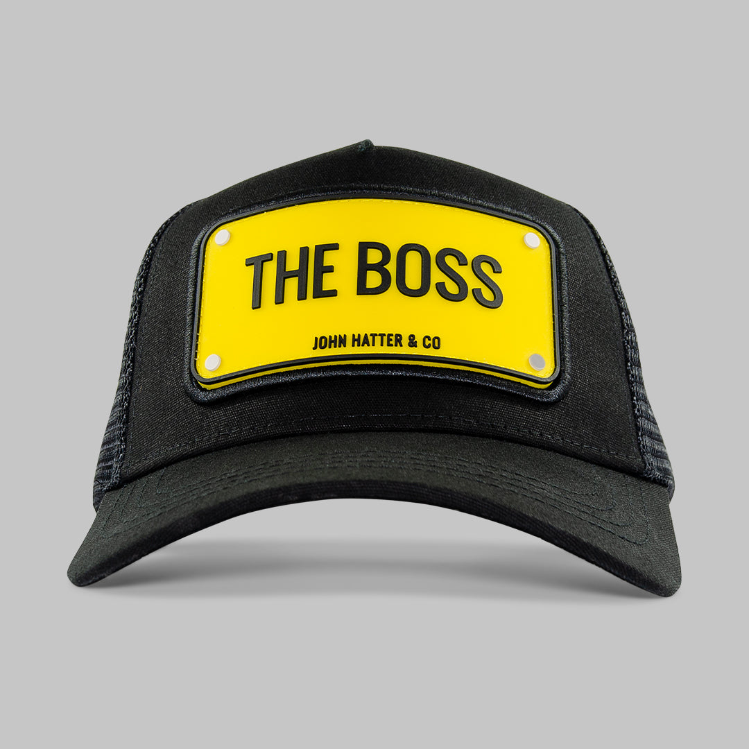 The Boss Black Trucker Cap