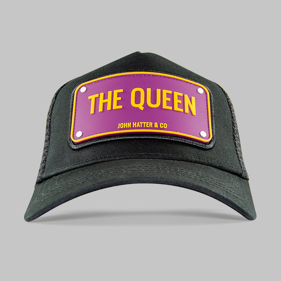 The Queen Black Trucker Cap